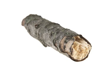 Beyaz arkaplanda yakacak odun