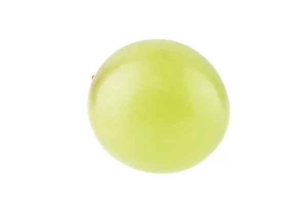 Zöld szőlő elszigetelt fehér háttér — Stock Fotó