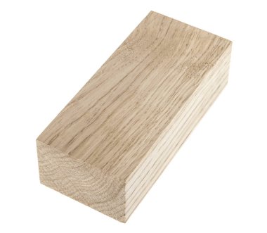 Tahta çubuk beyaz arkaplanda izole