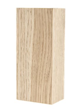 Beyaz arka plan üzerinde izole ahşap tahta