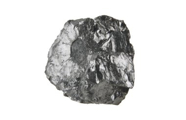 kömür beyaz arkaplanda izole edildi