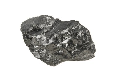 kömür beyaz arkaplanda izole edildi