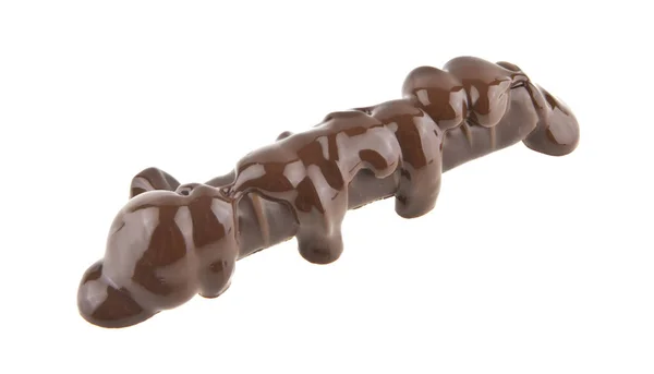 하얀 배경에 고립된 초콜릿 캔디 — 스톡 사진