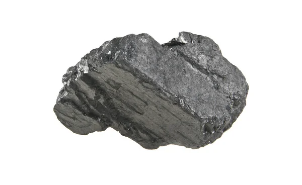 Kohle isoliert auf weißem Hintergrund — Stockfoto