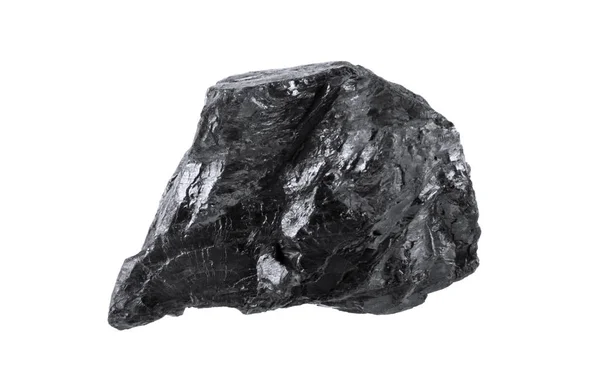 Steenkool geïsoleerd op witte achtergrond — Stockfoto