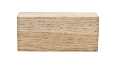 Tahta çubuk beyaz arkaplanda izole