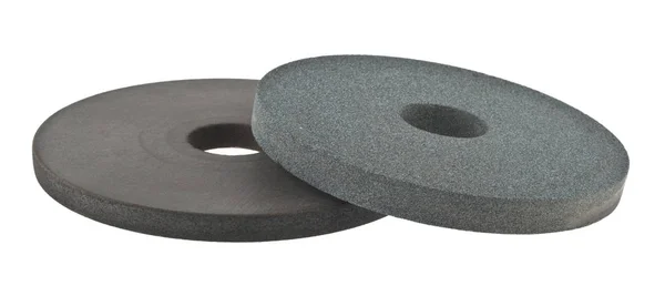 Beyaz arka plan üzerinde izole aşındırıcı daire