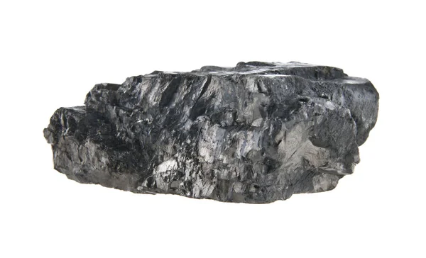 Вугілля ізольоване на білому тлі — стокове фото