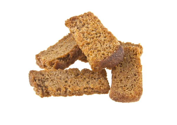 Žito slané sušenky izolované na bílém pozadí — Stock fotografie