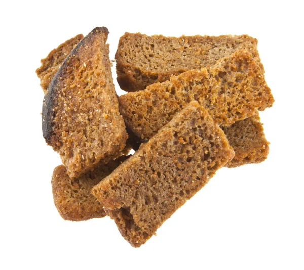 Žito slané sušenky izolované na bílém pozadí — Stock fotografie
