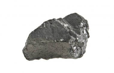 kömür beyaz arkaplanda izole edildi