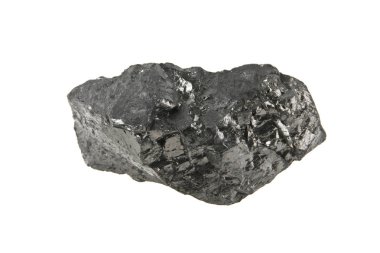 kömür beyaz arkaplanda izole edildi