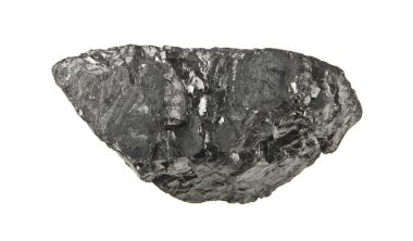 kömür beyaz arkaplanda izole edildi