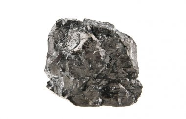 kömür beyaz arkaplanda izole edildi