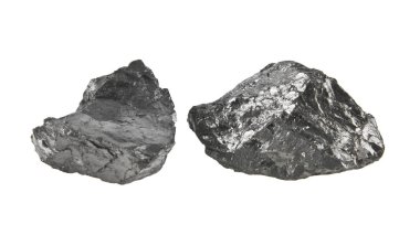 kömür beyaz arkaplanda izole edildi