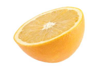 Beyaz arkaplanda turuncu izole edilmiş