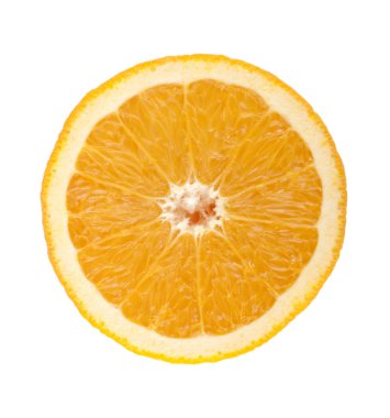 Beyaz arkaplanda turuncu izole edilmiş