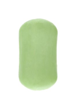 beyaz arkaplanda izole edilmiş yeşil sabun