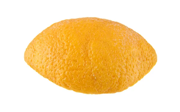 오렌지 껍질에 고립 된 흰색 배경 — 스톡 사진