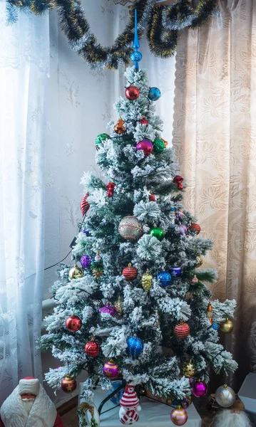 Christmas tree closeup — Stock Photo, Image