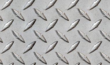 Metal elmas desen skid gri şal çevrede doku sorunsuz döşeme