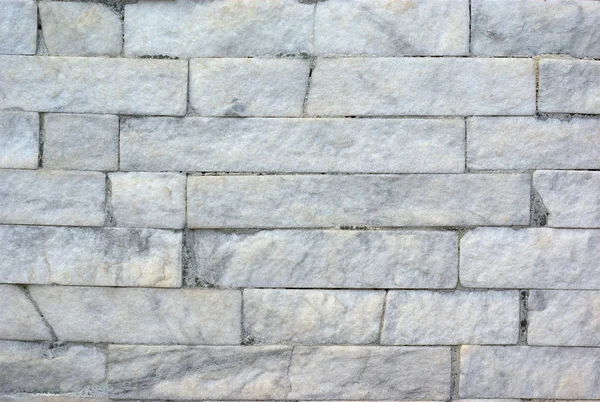 Mattoni di granito bianco muro texture blocchi muro — Foto Stock