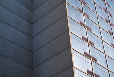 köşe Beton cam windows modern mimari gökdelen inşa