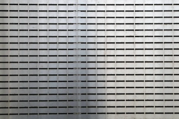 Cromo Metal Acero Inoxidable Fondo Perforado Textura —  Fotos de Stock