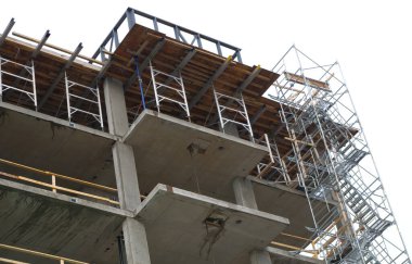 beton inşaat alanı konut kulesi yapısı
