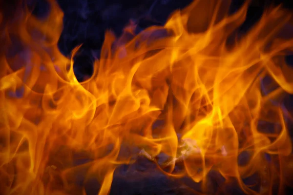 Fire Flames Burning Background Hot Hell — Stock Photo, Image