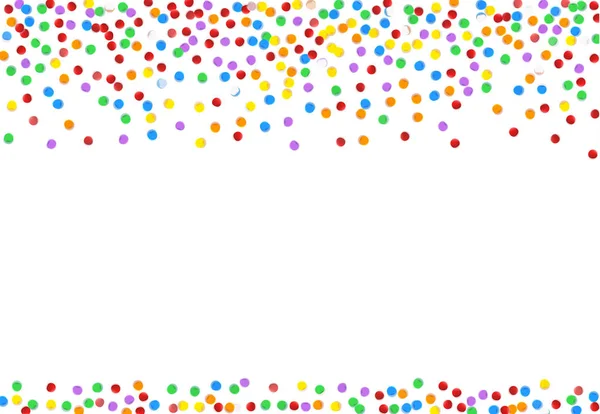 Multicolored confetti.Festive elemento decorativo para cartões de saudação, banners . — Vetor de Stock