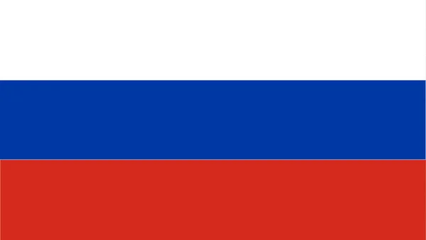 A bandeira da Rússia a Bandeira Nacional da Federação Russa é o seu símbolo oficial de estado . — Vetor de Stock