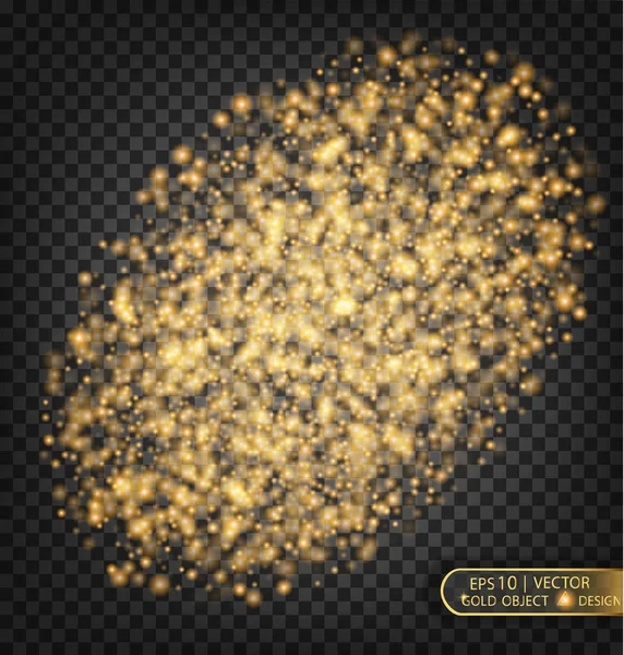 Altın şeffaf bir arka plan üzerinde parıldıyor. Altın arka plan ile parıldıyor