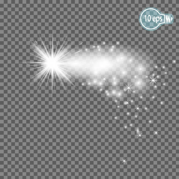 Різдвяна зірка. магічні зірки Ізольована іскра - стоковий вектор — стоковий вектор