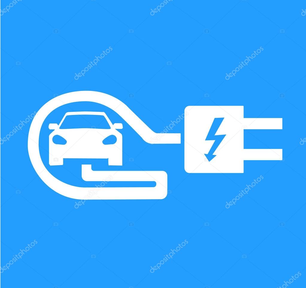 Template for electric vehicle sign