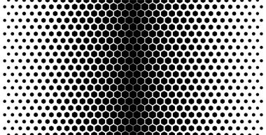 Düşen hexes yönündenyetersiz tarzında. Piksel soyut mozaik degrade arka plan tasarım. Soyut hipster arka plan.