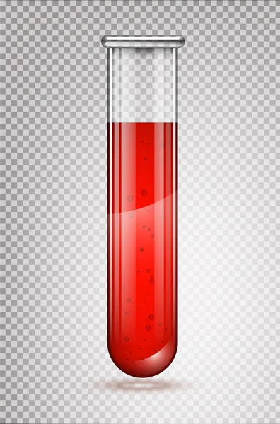 科学玻璃器皿的插图. 试验管矢量插图 — 图库矢量图片