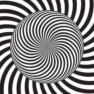 Optik illüzyon etkisi. Geometrik kiremit pop menfis sanat tarzı. Vektör hayali arka plan, doku. Fütüristik öğesi, teknolojik tasarım