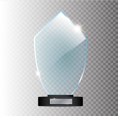 Cam parlayan kupa. Siyah şeffaf arka planda izole edilmiş. Vektör illüstrasyonu,