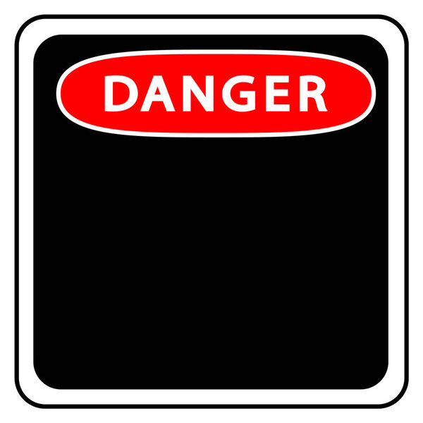 Danger sign.vector illustration.