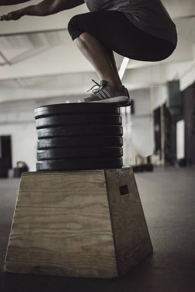 Edzés nap Wod különböző gyakorlatok. — Stock Fotó