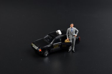 Japonya taksi ile küçük rakam