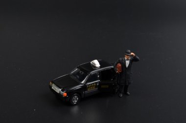 Japonya taksi ile küçük rakam