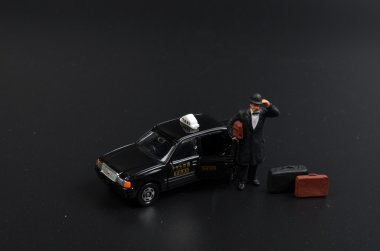 Japonya taksi ile küçük rakam