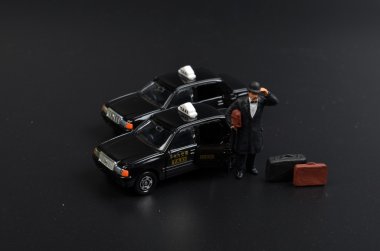 Japonya taksi ile küçük rakam