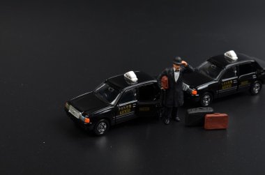 Japonya taksi ile küçük rakam