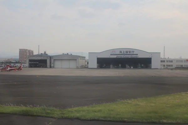 Fukuoka airport - kifutópálya — Stock Fotó