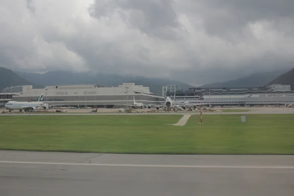 福岡空港の滑走路 — ストック写真