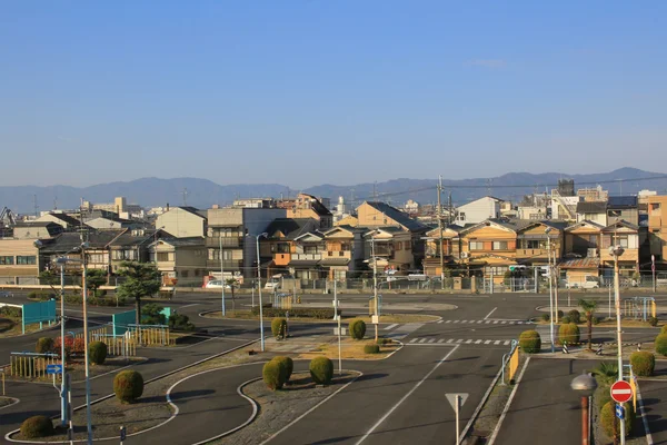 Vista desde la ventana de Sanin Main Line de kyoto — Foto de Stock