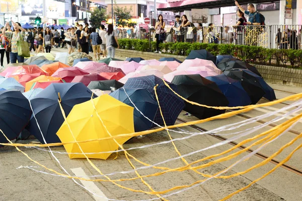 Regenschirm-Revolution, hong kong — Stockfoto